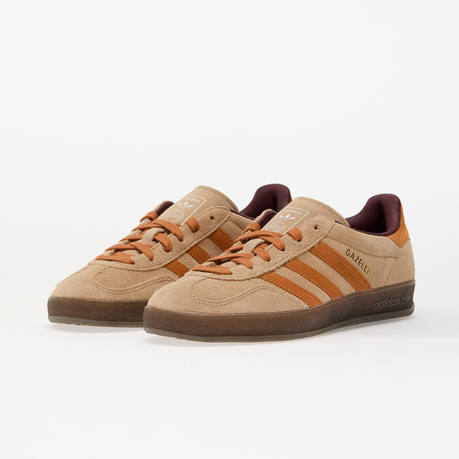 Men's sneakers and shoes adidas Gazelle Indoor Warm Sand/ Craft Ochre/ Shadow Red
