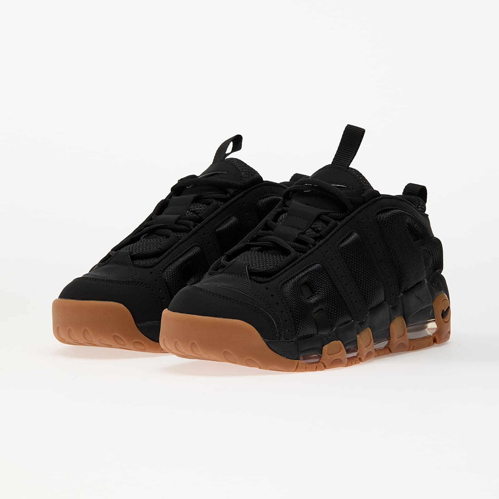 Pánské tenisky a boty Nike Air More Uptempo Low Black/ Black-Gum Med Brown