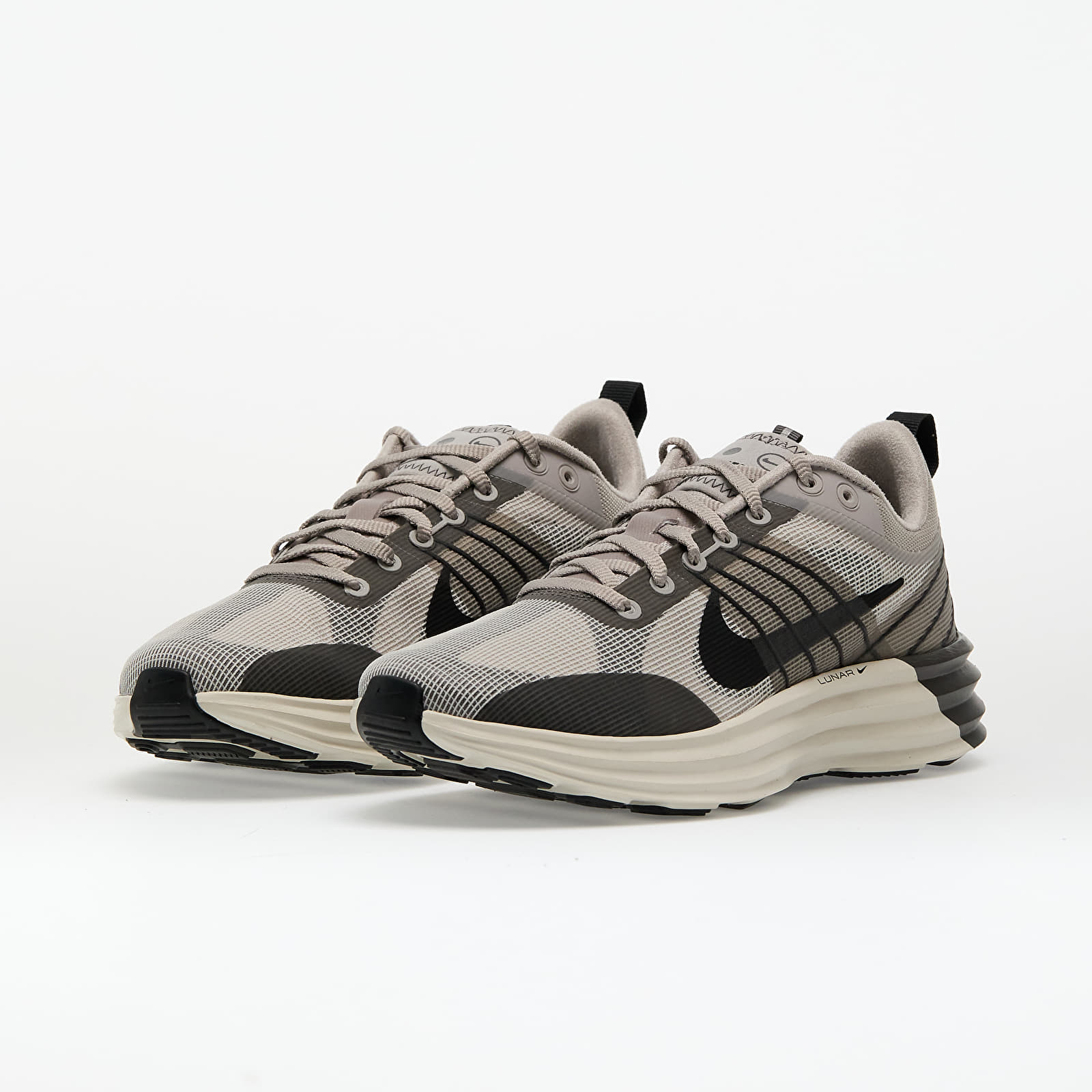 Meeste tossud ja kingad Nike Lunar Roam College Grey/ Black-Lt Orewood Brn