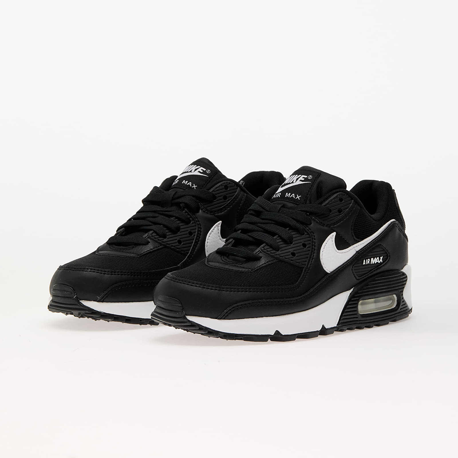 Women's sneakers and shoes Nike W Air Max 90 Black/ White-Black