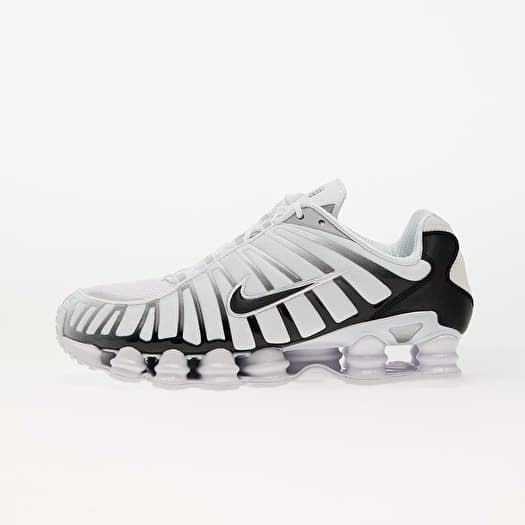 Nike Shox Tl White/ Black-Mtlc Platinum