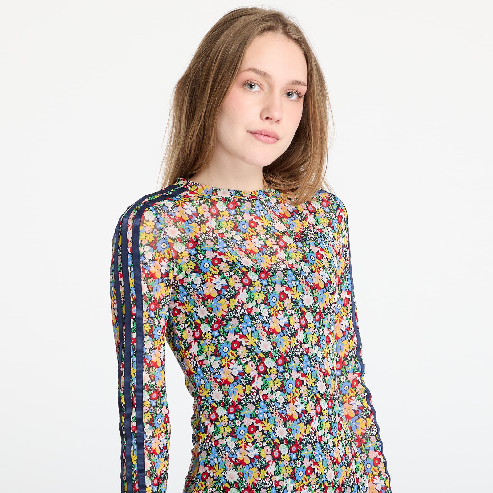 Jurken adidas Originals X Liberty London Maxi Dress Multicolor/ Night Indigo