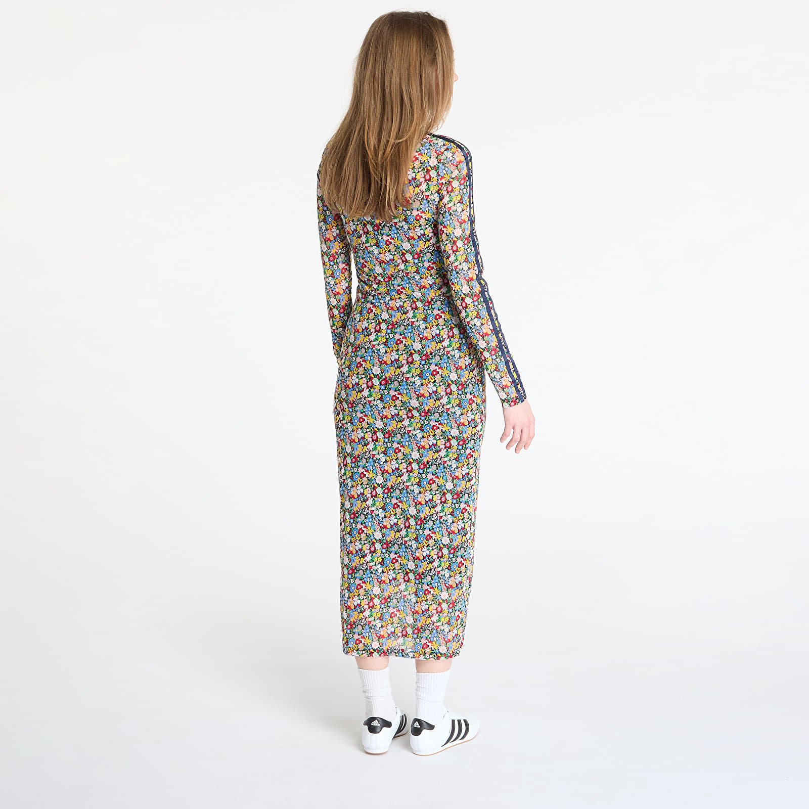  Jurken adidas Originals X Liberty London Maxi Dress Multicolor/ Night Indigo