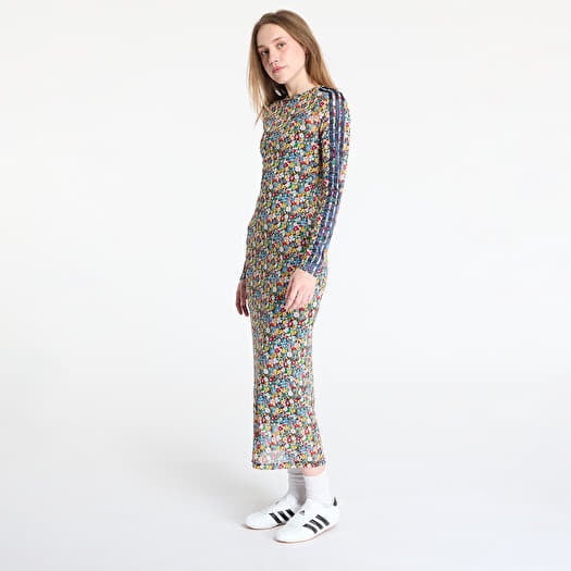 shein long sleeve long dress SHEIN Mulvari Front Lace Up Long Sleeve Pleated All-Over Print Maxi Ca |  Dress