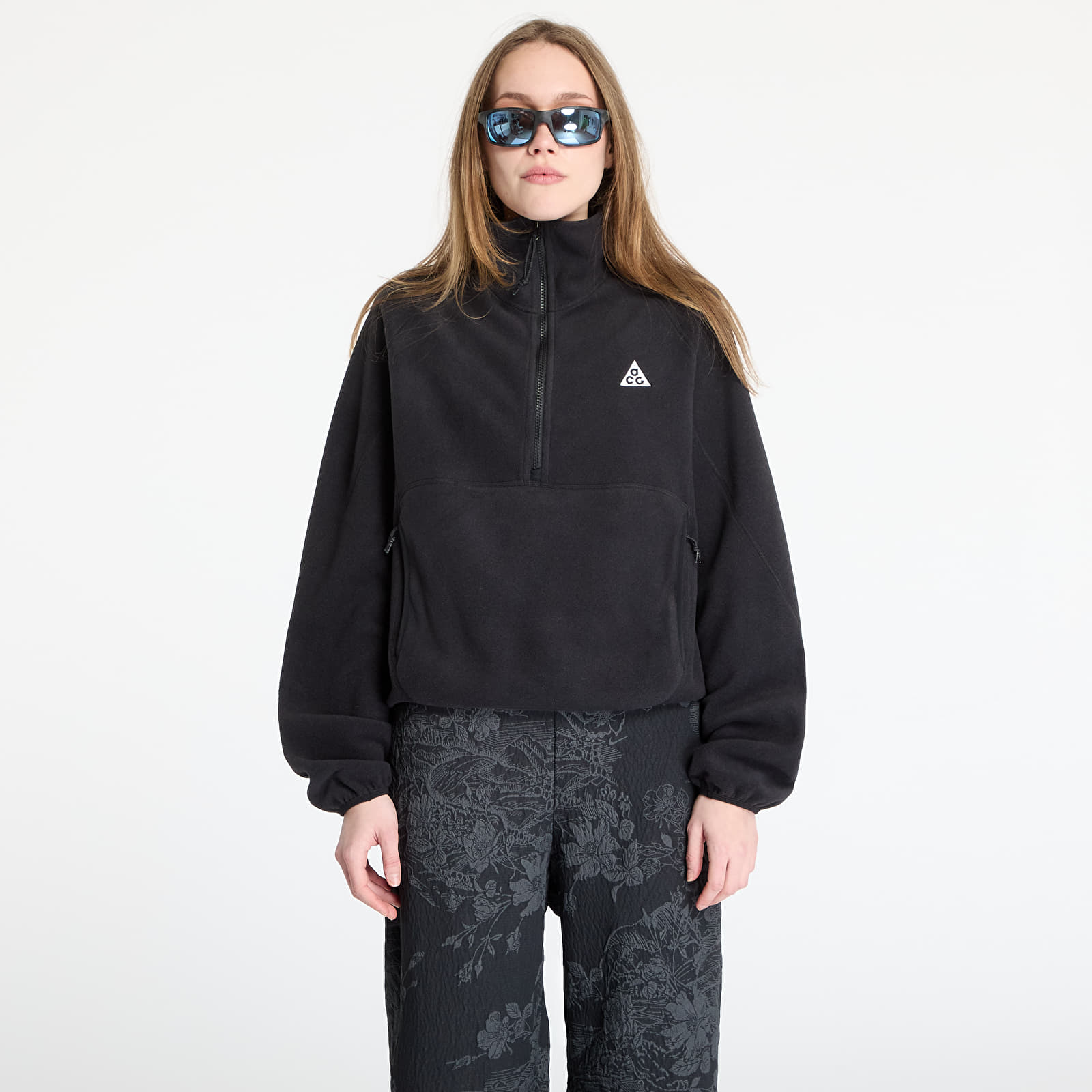 Hanorace Nike ACG "Wolf Tree" Women's 1/2-Zip Top Black/ Anthracite/ Summit White