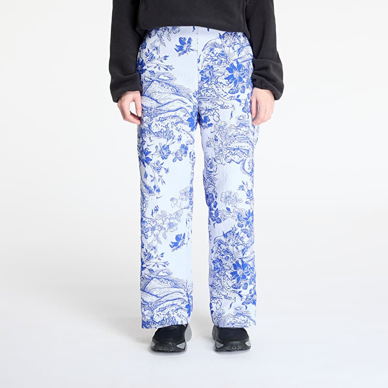Nike Sportswear Collection Women's Mid-Rise Jacquard Track Pants White/ Hyper Royal/ White