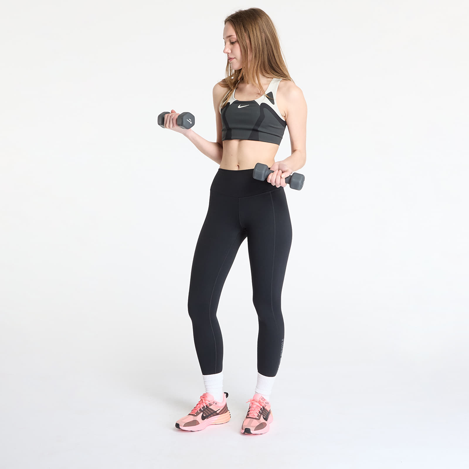 Naiste säärised Nike One Fitted Women's High-Waisted Full-Length Leggings Black