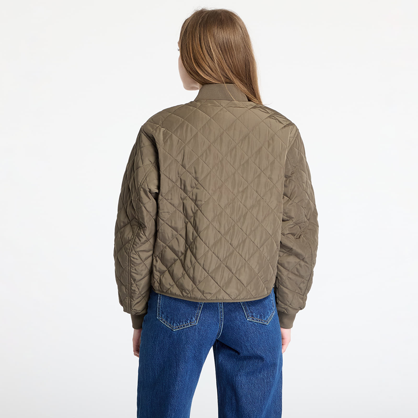 Damesjassen Calvin Klein Jeans Quilted Jacket Gray