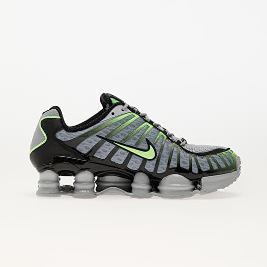 Nike Shox TL Wolf Grey/ Lime Blast-Black | Queens