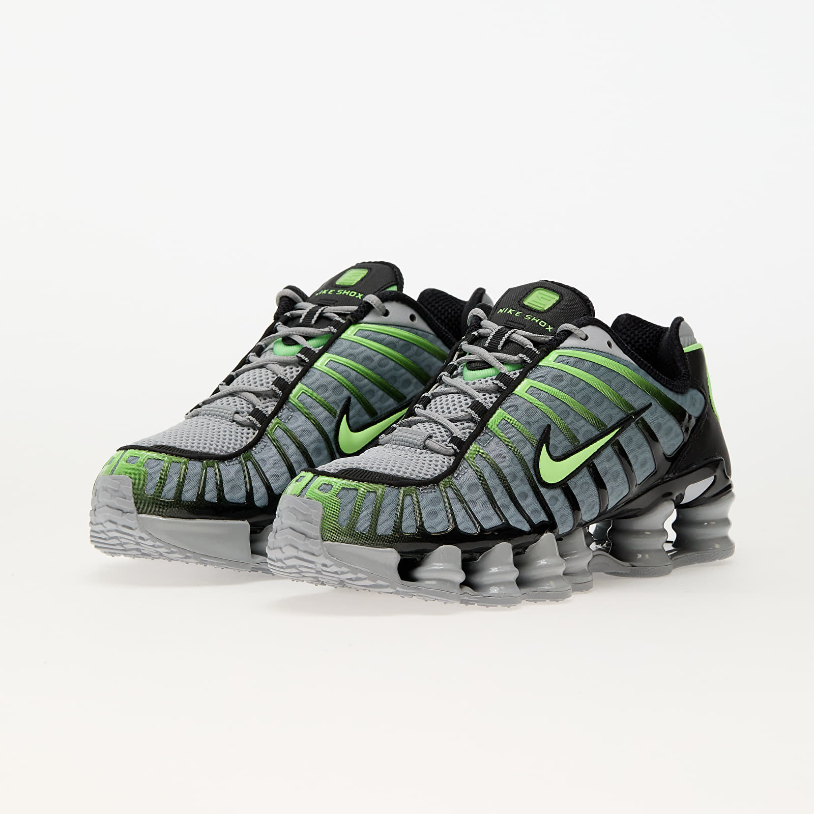 Herensneakers en -schoenen Nike Shox TL Wolf Grey/ Lime Blast-Black