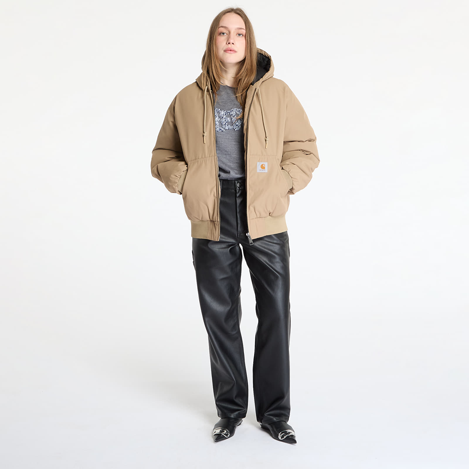 Kurtki Carhartt WIP Active Cold Jacket Leather