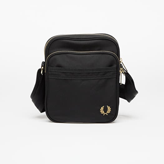Τσάντα FRED PERRY Textured Nylon Side Bag Black