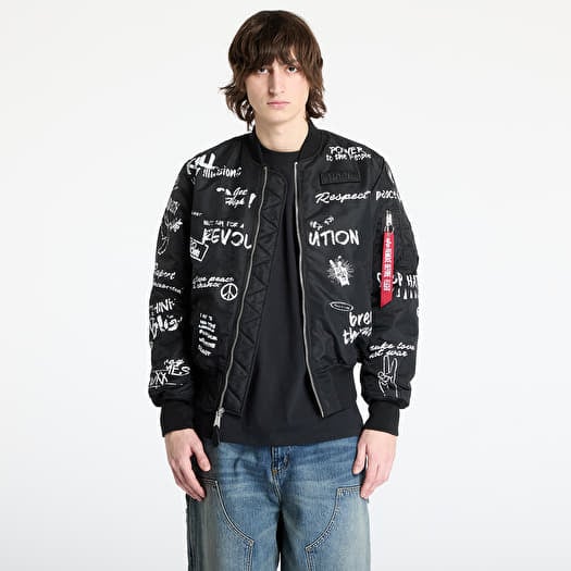 Jacke Alpha Industries MA-1 Peace Black