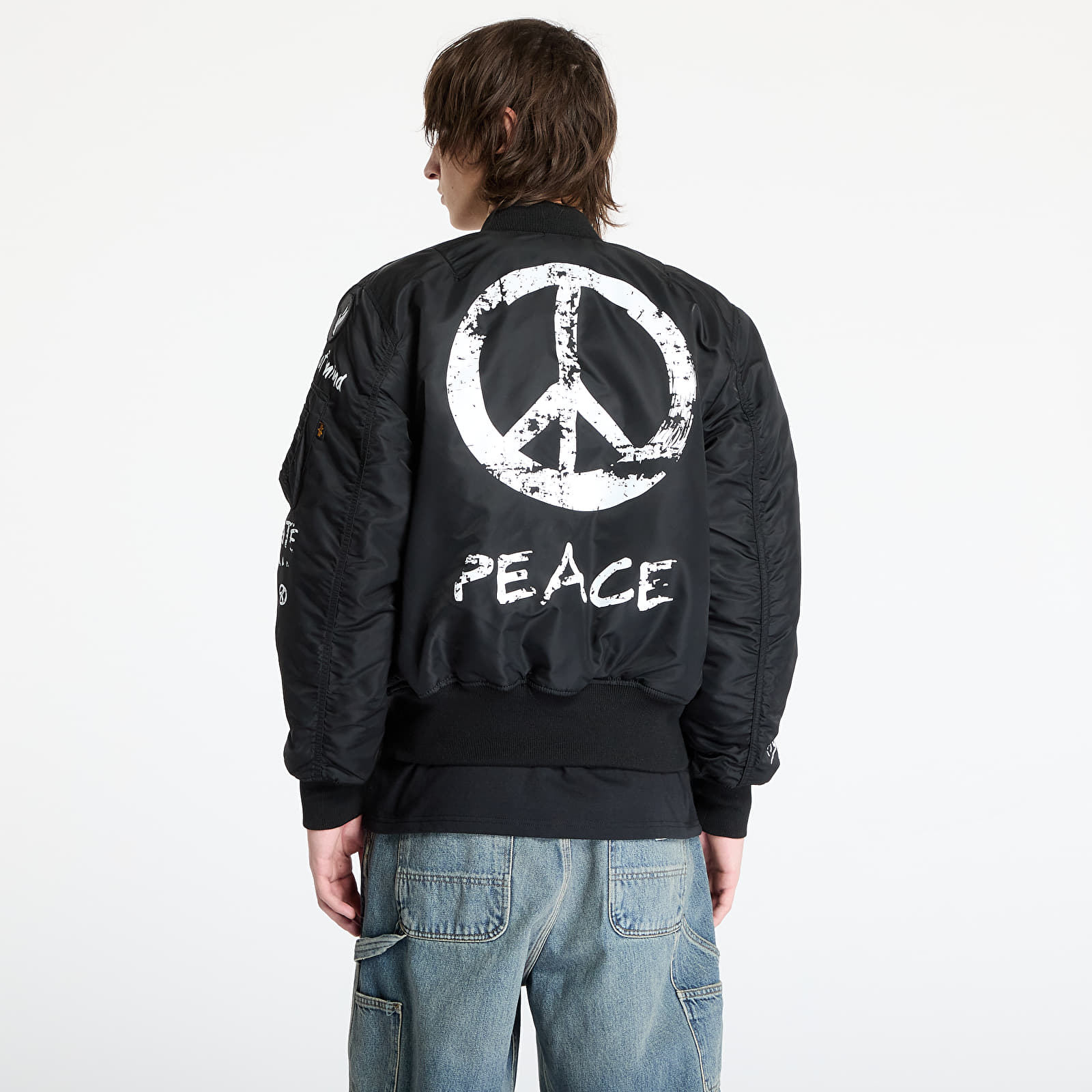 Jackets Alpha Industries MA-1 Peace Black