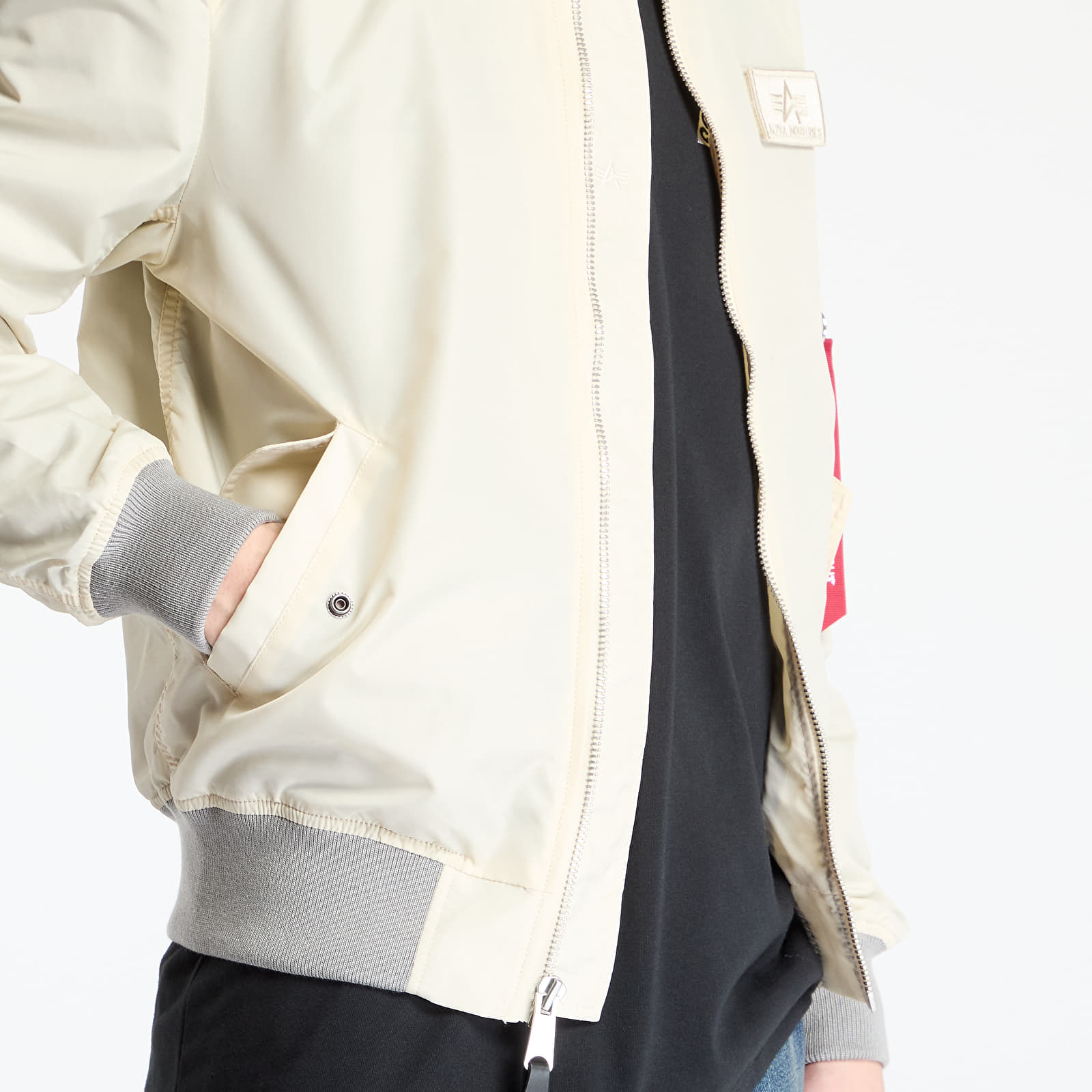 Jacken Alpha Industries MA-1 TTC Two Tone Contrast Vintage White