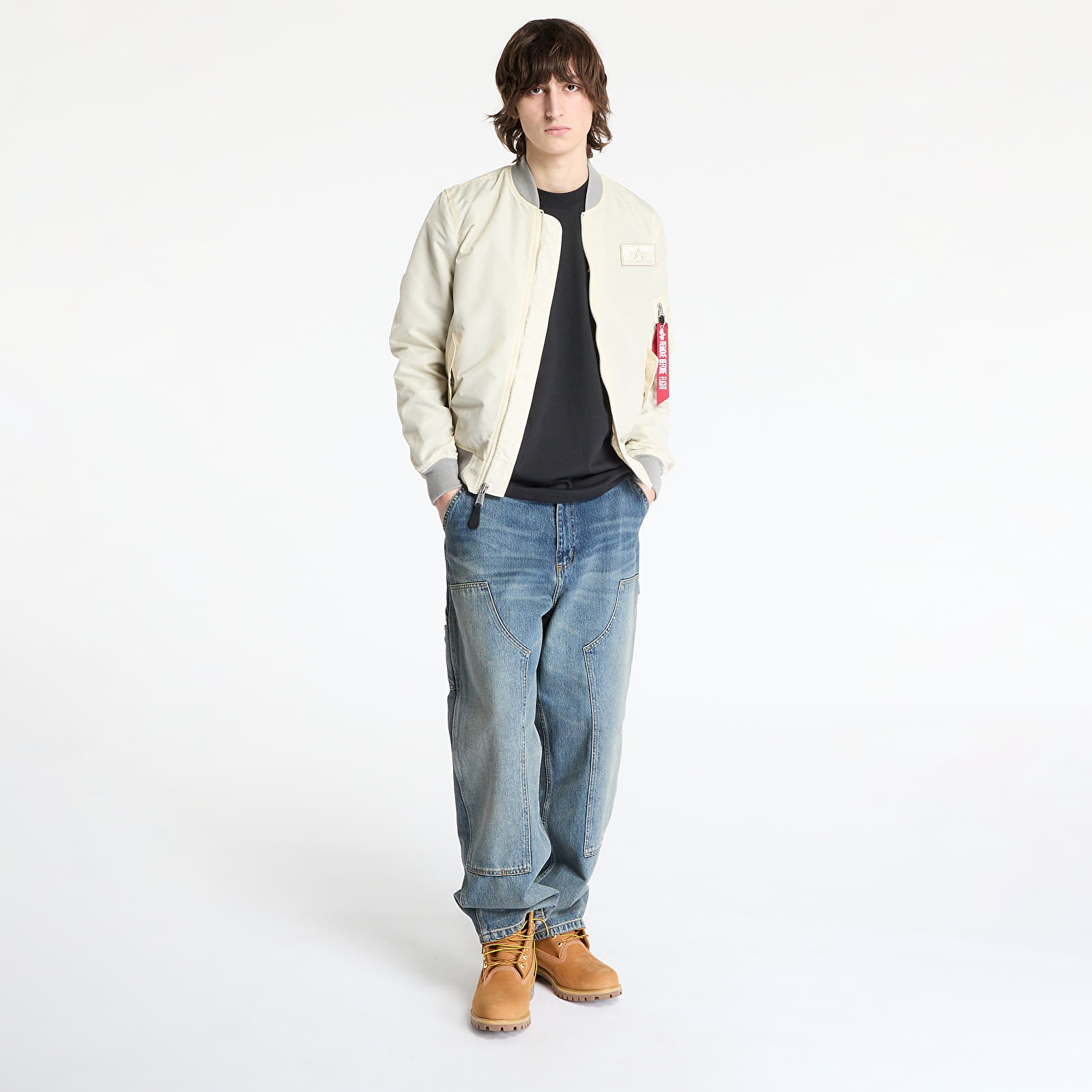 Jacken Alpha Industries MA-1 TTC Two Tone Contrast Vintage White