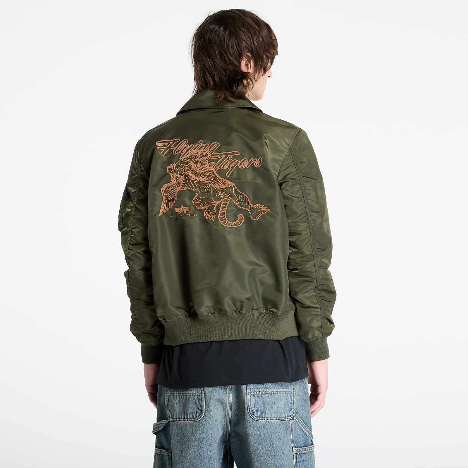 Jakne Alpha Industries Flying Tigers CWU Dark Olive