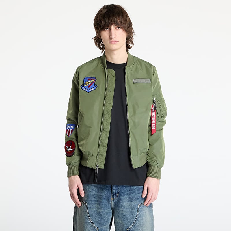 Bunda Alpha Industries MA-1 TT Flying Tigers Sage Green
