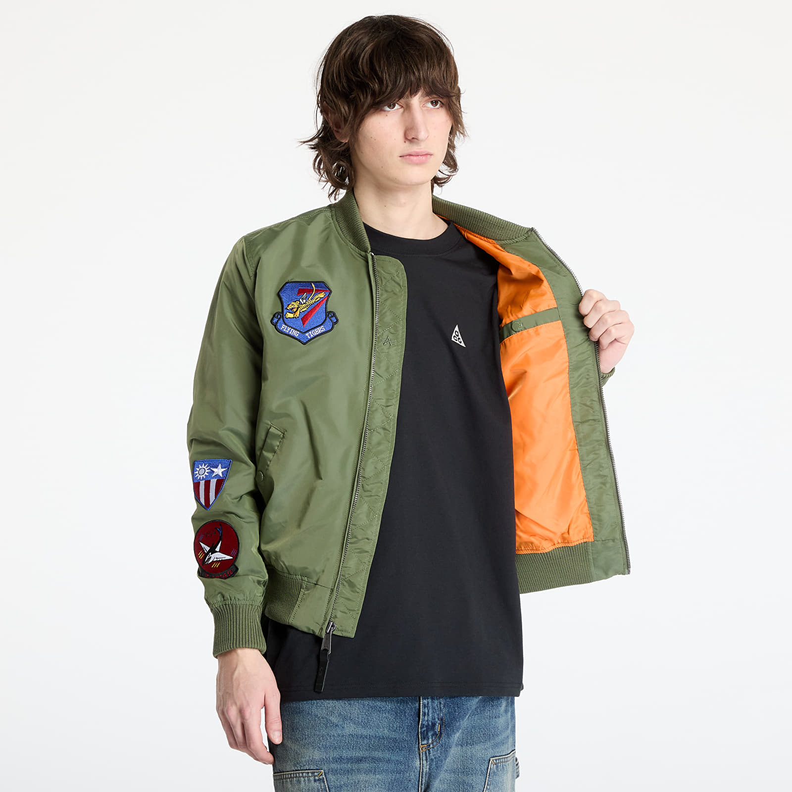 Jackets Alpha Industries MA-1 TT Flying Tigers Sage Green