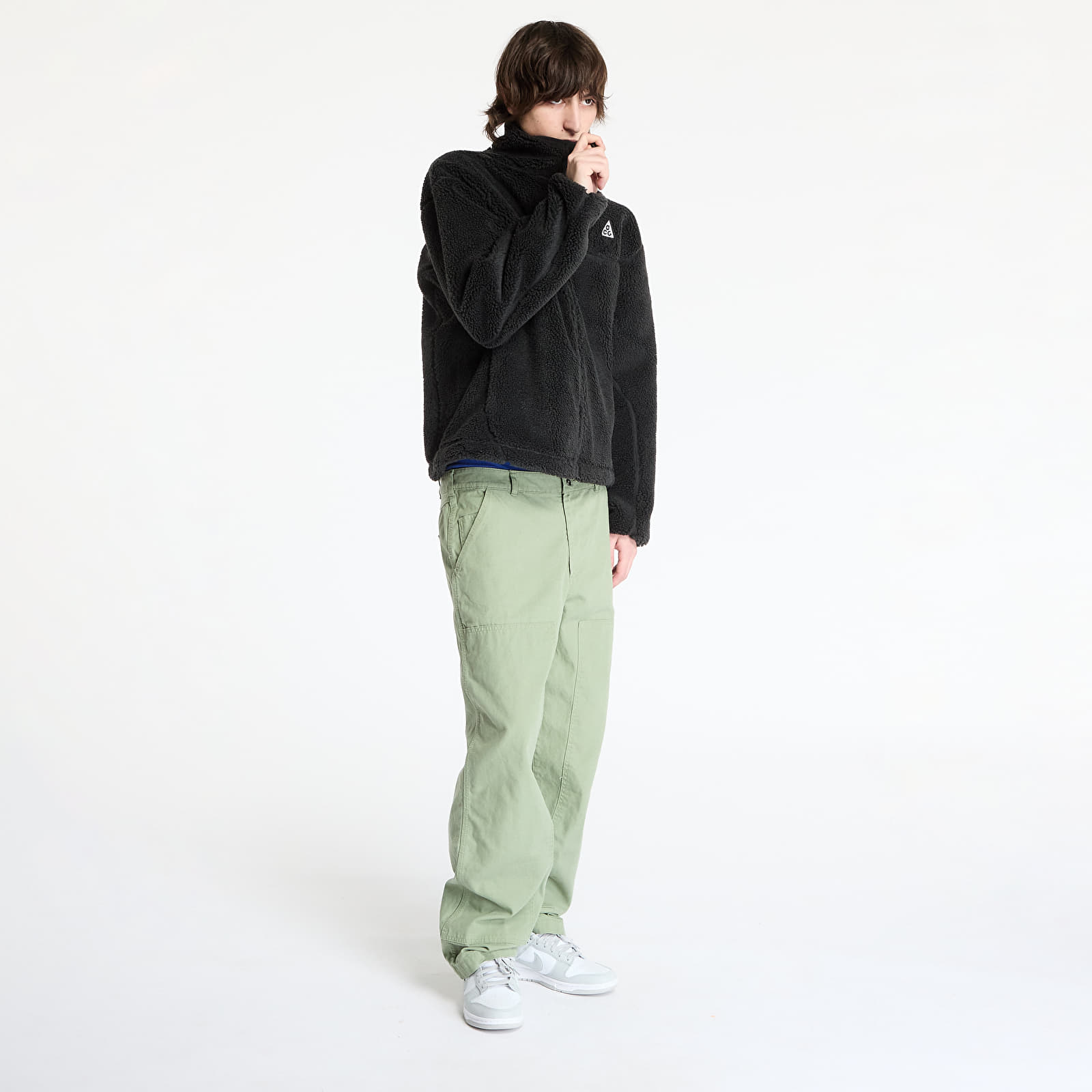 Sweatshirts Nike ACG "Canwell Glacier" Men's Therma-FIT ADV Windproof Fleece Black/ Black/ Summit White