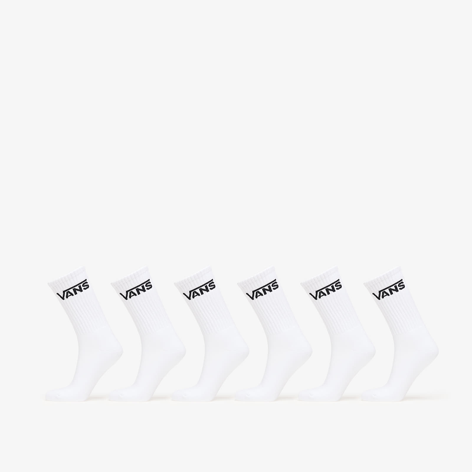 Skarpetki Vans Classic Crew Socks 6-Pack White