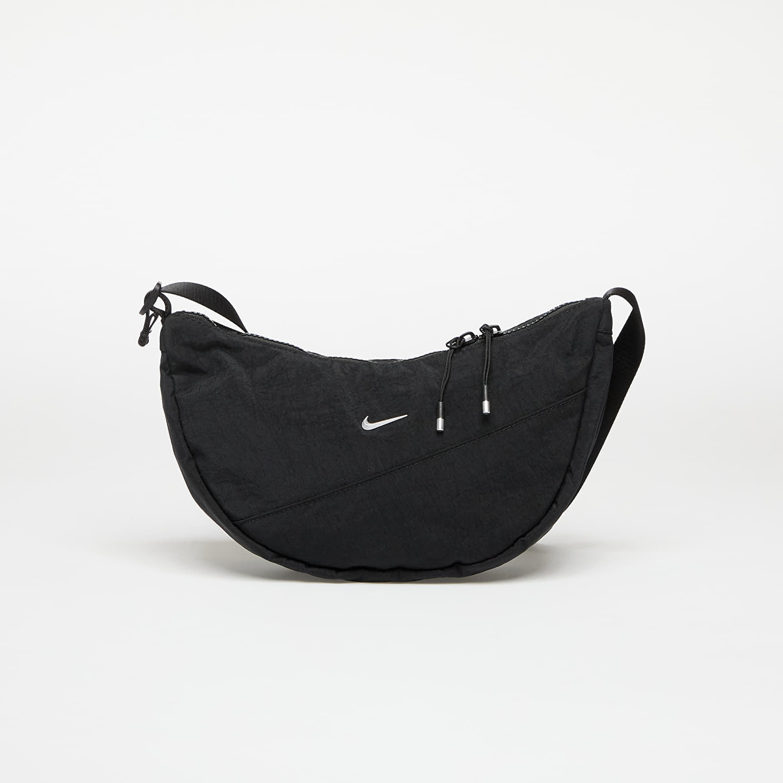 Τσάντα Nike Aura Crescent Crossbody Bag 4L Black/ Black/ Matte Silver 4 l