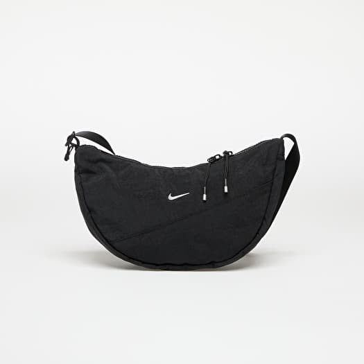 Geantă Nike Aura Crescent Crossbody Bag 4L Black/ Black/ Matte Silver