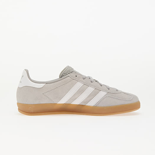 adidas gazelle silver green womens Adidas Gazelle Indoor Grey Suede Sneakers main image 1