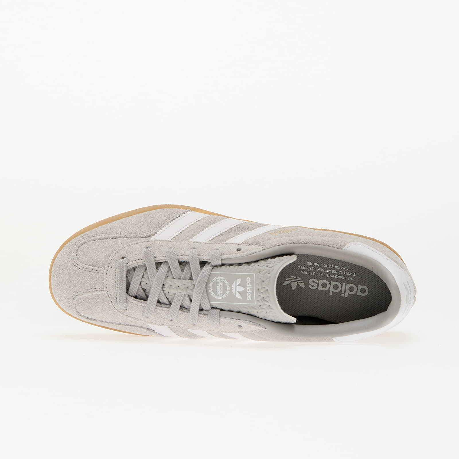 Men's sneakers and shoes adidas Gazelle Indoor Grey Two/ Ftw White/ Gold Metallic