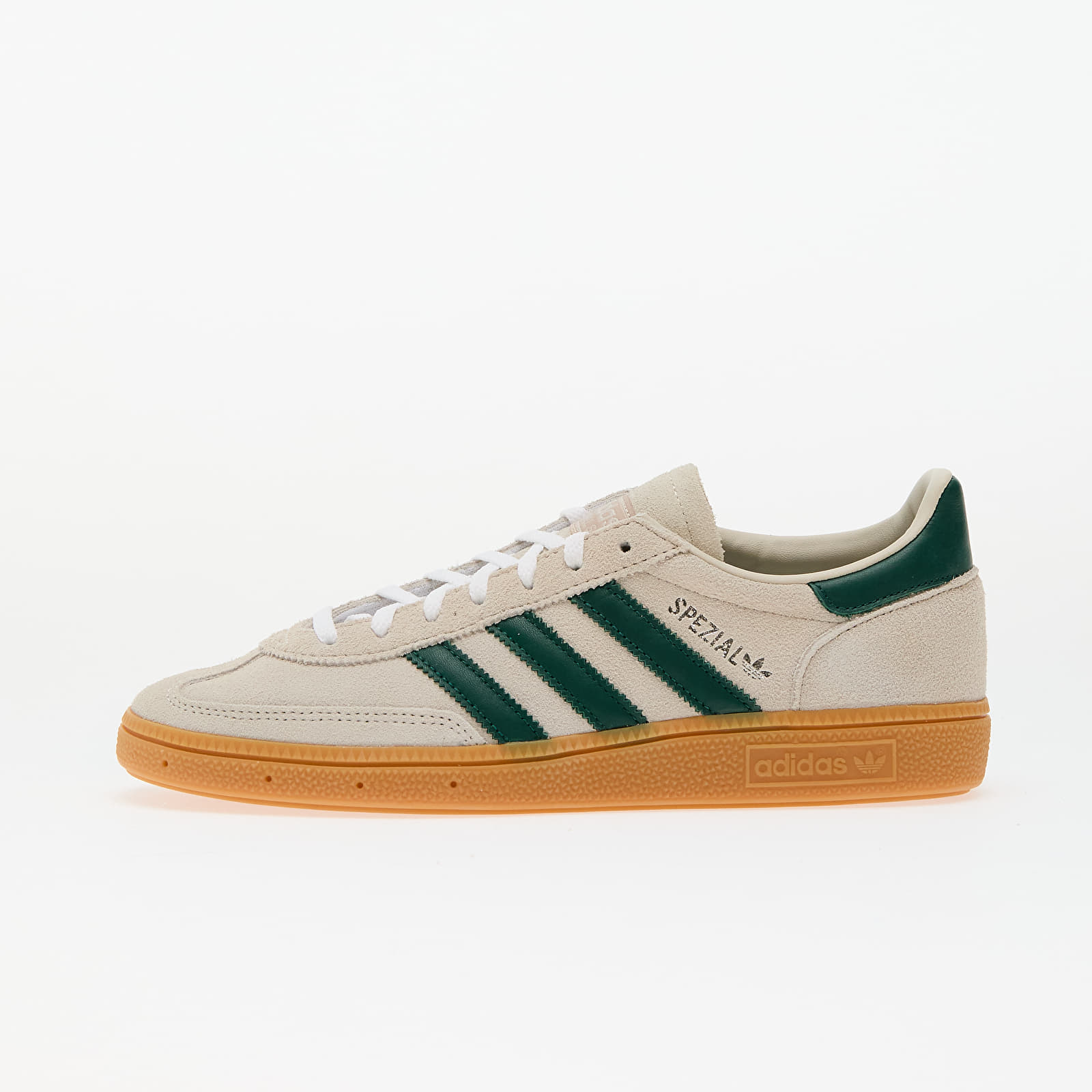 Naiste tossud ja kingad adidas Handball Spezial W Aluminium/ Collegiate Green/ Gum1