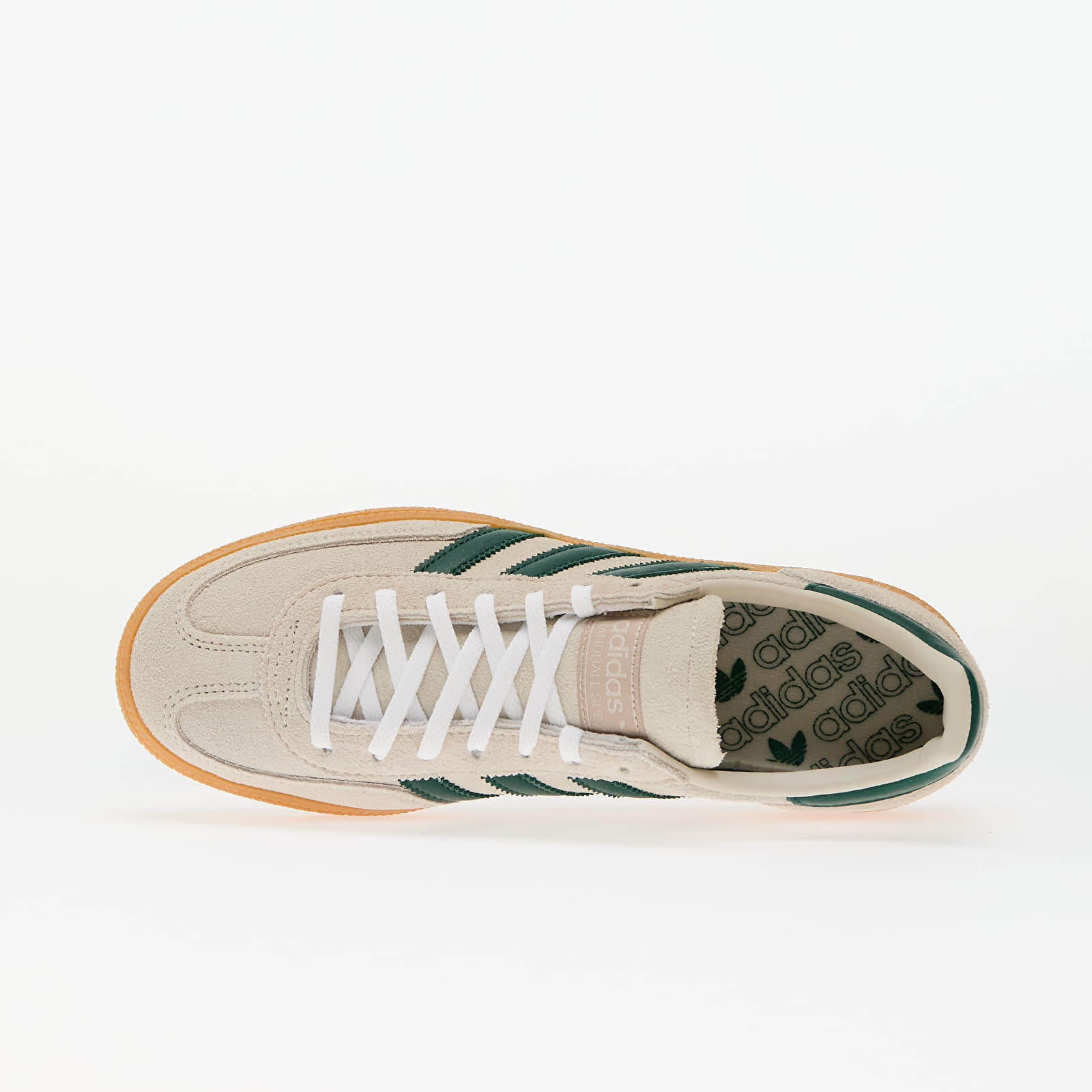 Naiste tossud ja kingad adidas Handball Spezial W Aluminium/ Collegiate Green/ Gum1