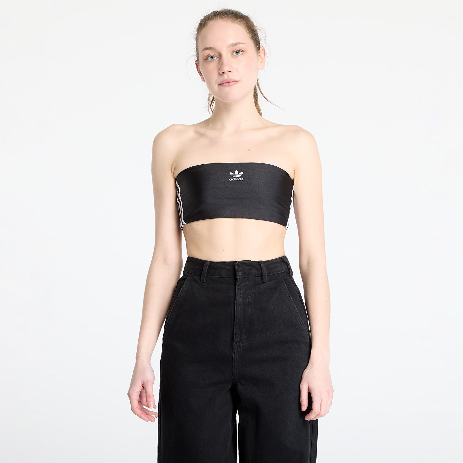 Toppe adidas 3 Stripes Tube Top Black