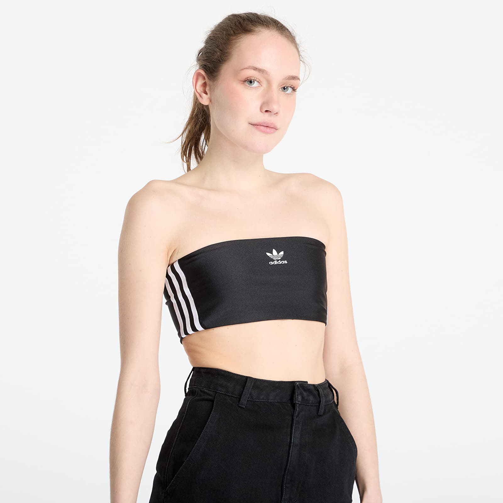 Toppe adidas 3 Stripes Tube Top Black