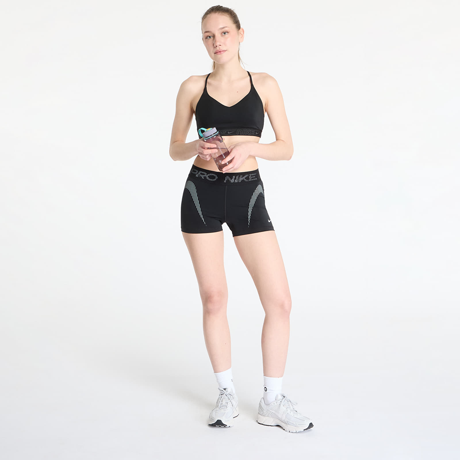 Grudnjaci Nike Indy Women's Light-Support Padded Adjustable Sports Bra Black