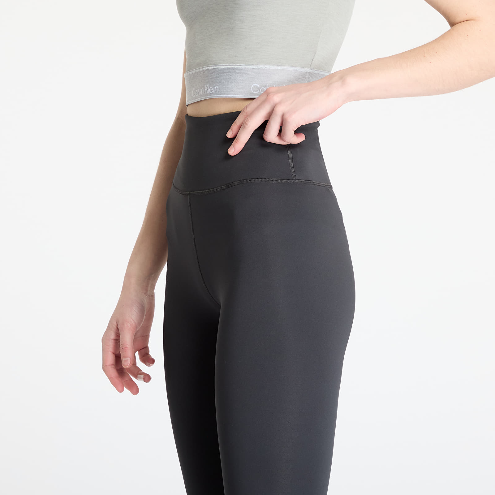 Ženske gamaše Calvin Klein Sport Modern Sport High Rise Full Leggings Black