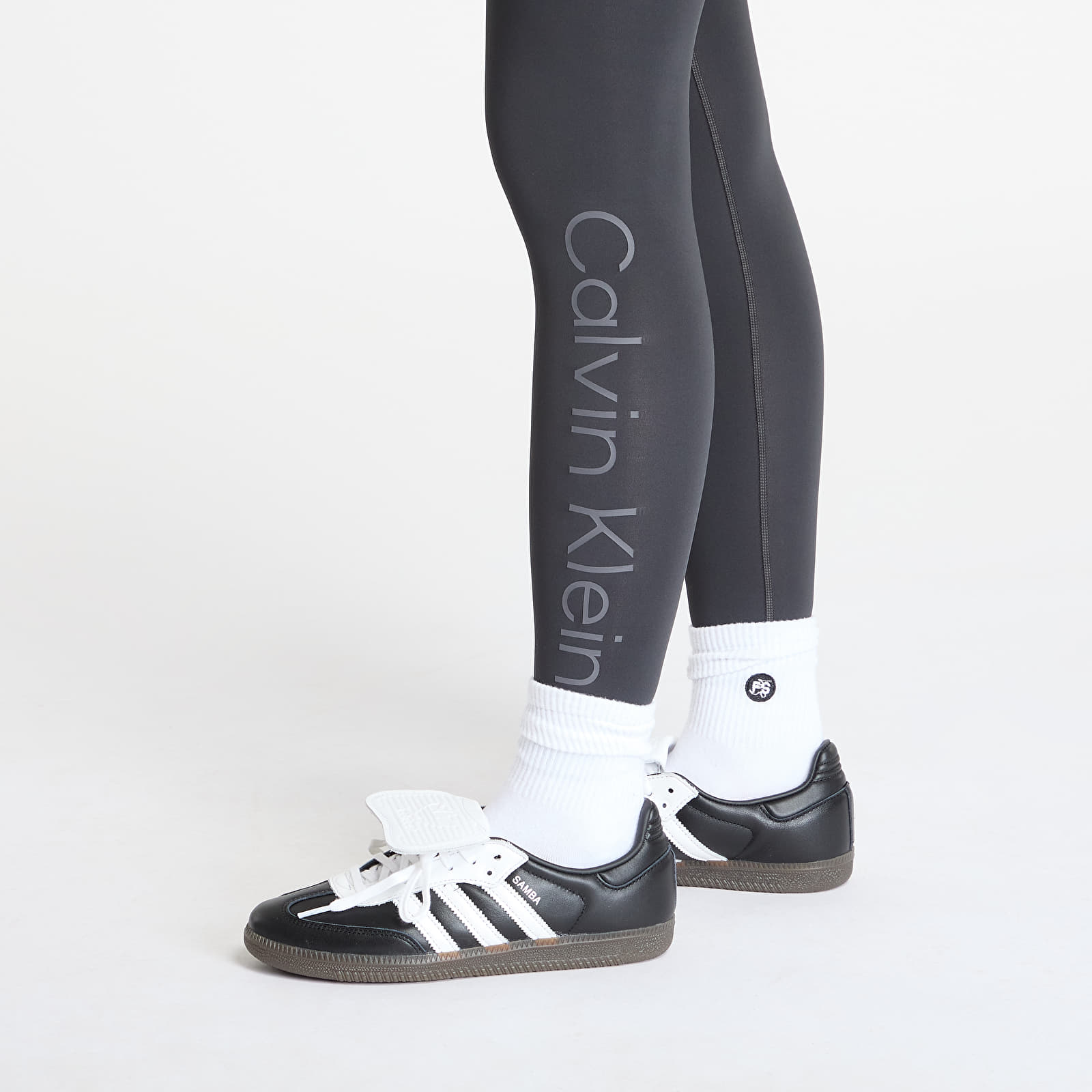 Ženske gamaše Calvin Klein Sport Modern Sport High Rise Full Leggings Black