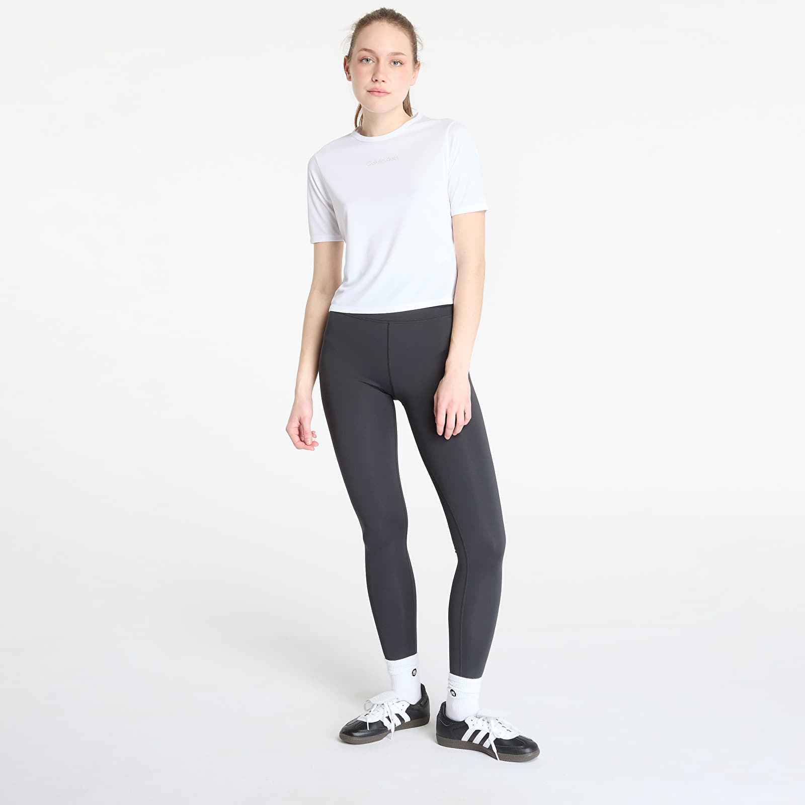 Women's T-shirts Calvin Klein Sport Short Sleeve Tee White