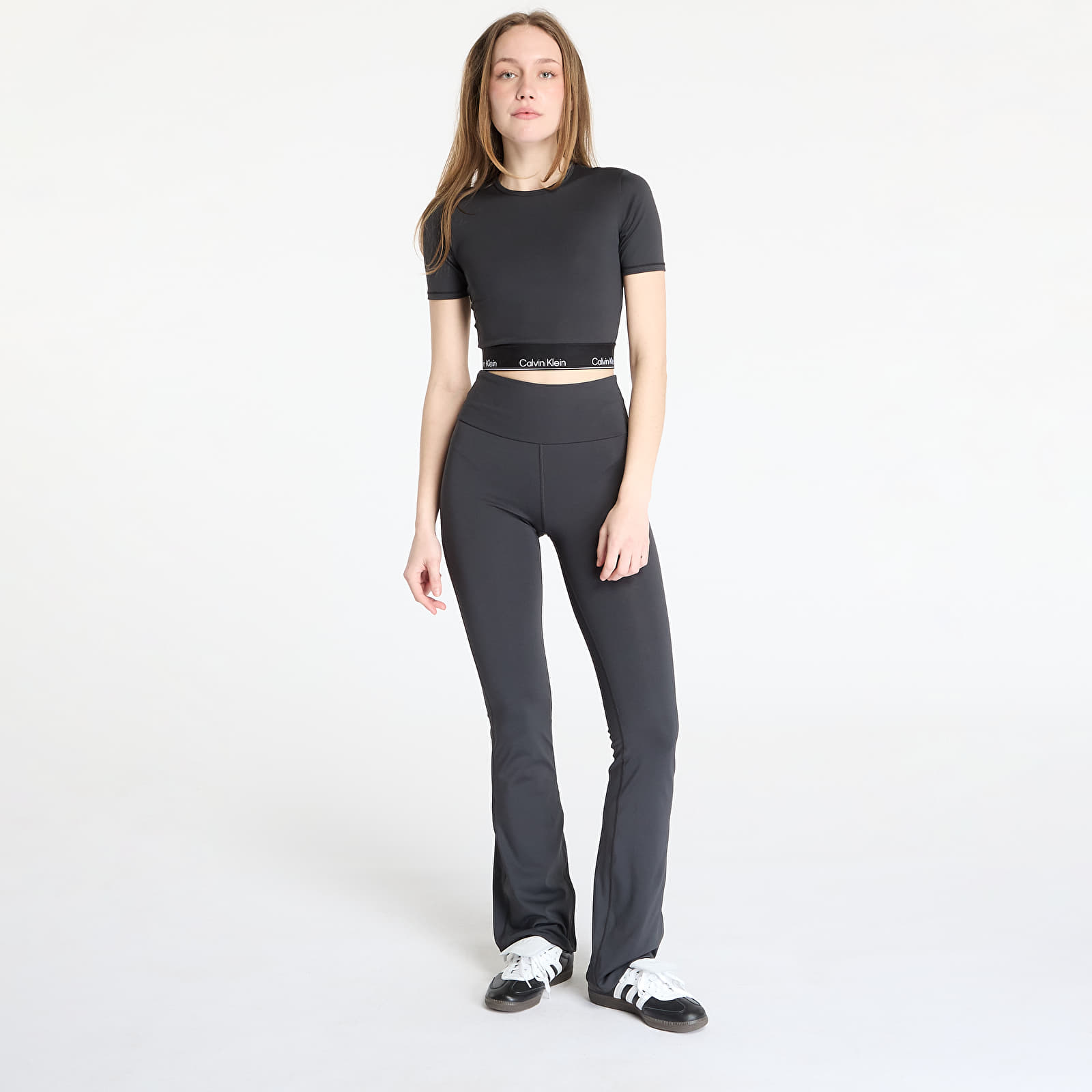 Women's Leggings Calvin Klein Sport Modern Sport Flare Leggings Black