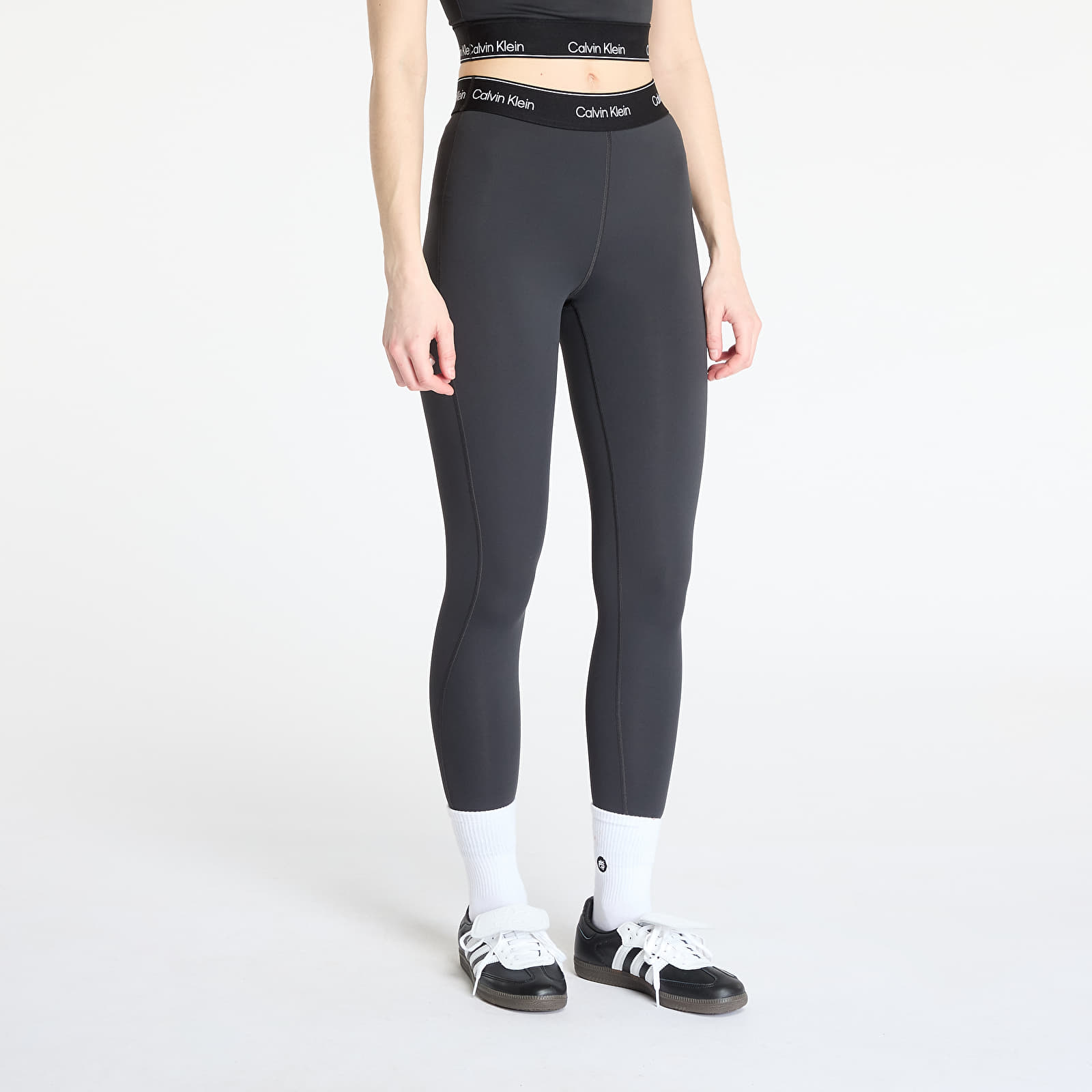 Ženske gamaše Calvin Klein Sport Modern Sport High Rise Leggings Black