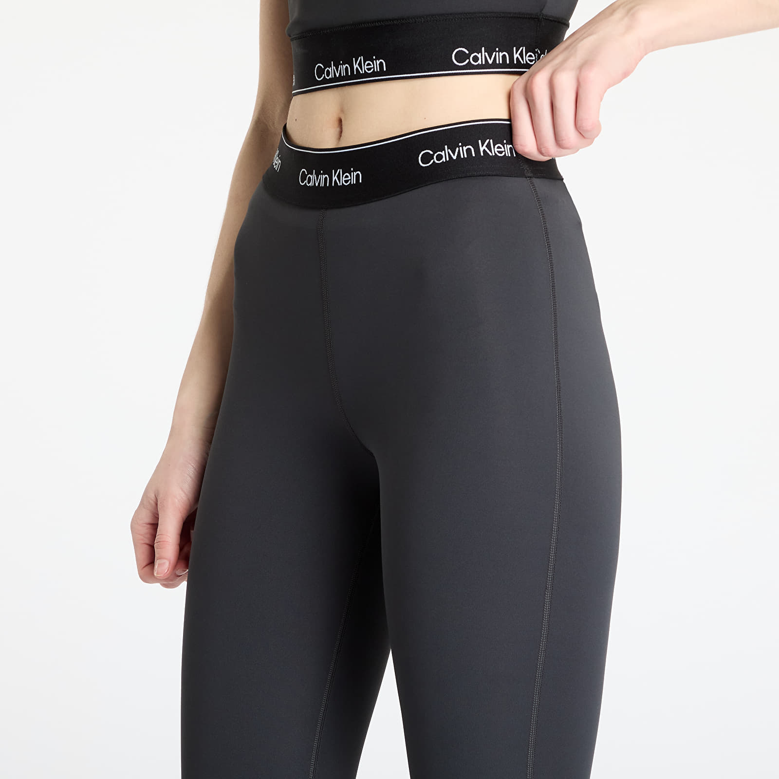 Ženske gamaše Calvin Klein Sport Modern Sport High Rise Leggings Black