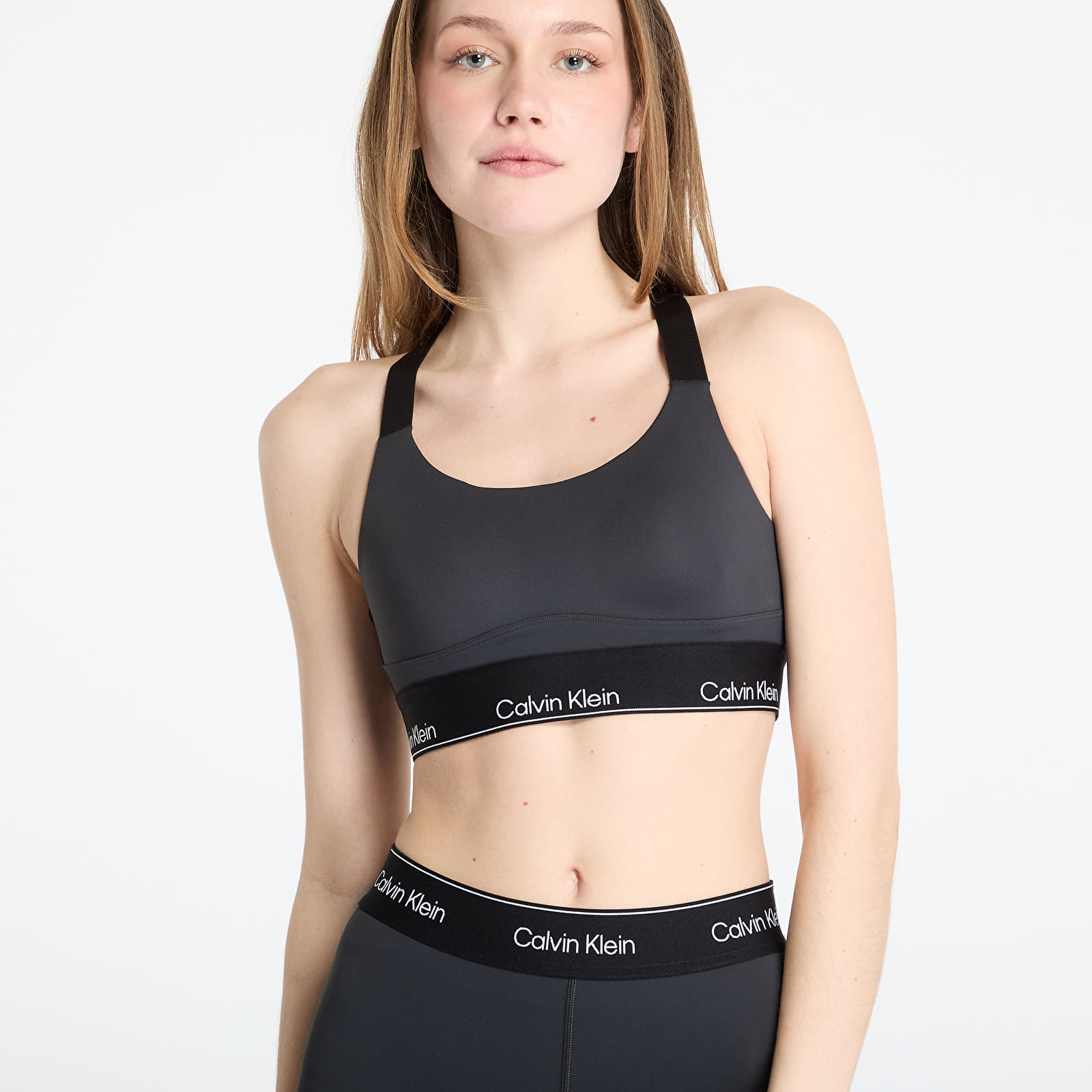 Modrčki Calvin Klein Sport Modern Sport High Support Bra Black
