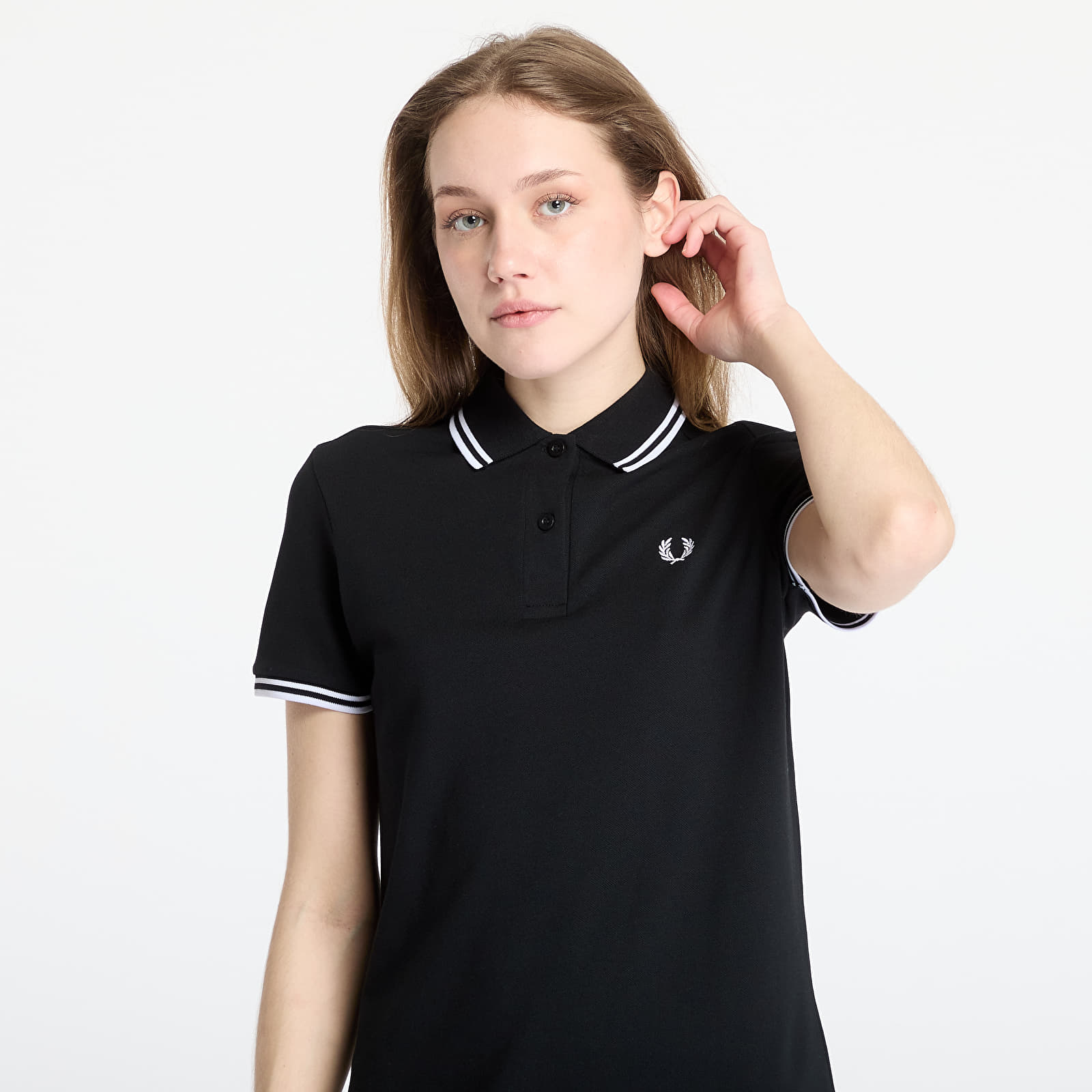 Robes FRED PERRY The Twin Tipped Dress Black