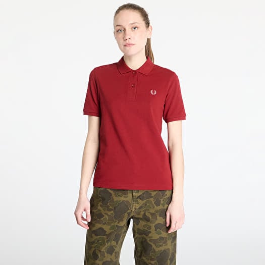 FRED PERRY The Shirt Burnt Red / Putty Pink