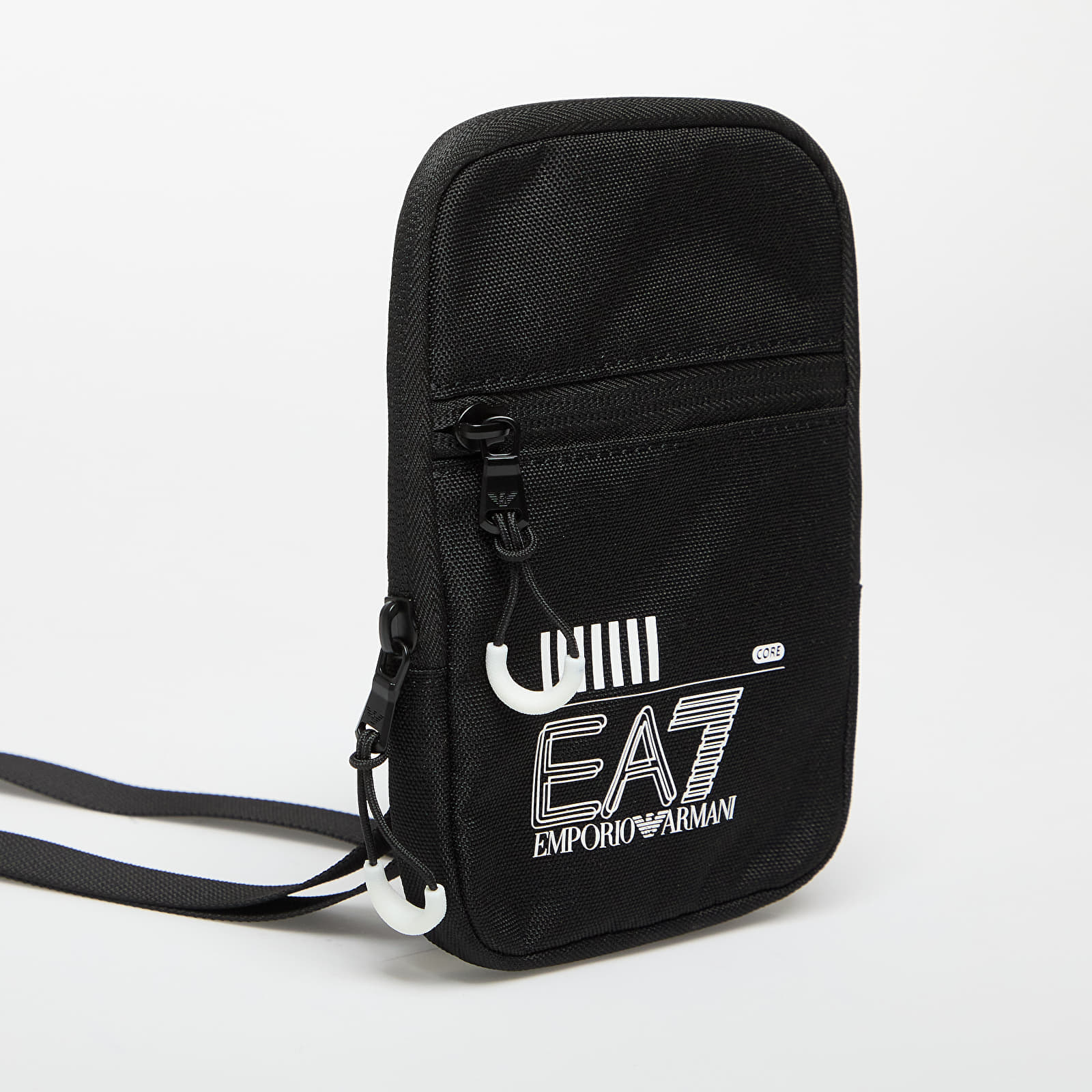 EA7 Emporio Armani EA7 Emporio Armani Train Core U Mini Pouch Bag Black/White Logo Universal - 4