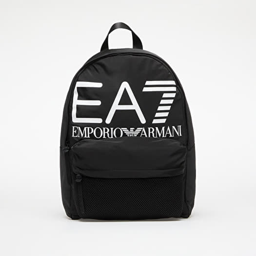 Plecak EA7 Emporio Armani Train Logo Series U Backpack Black/White Logo