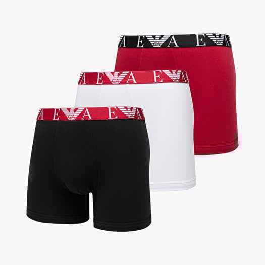 EA7 Emporio Armani 3-Pack Boxer White/ Scooter/ Black