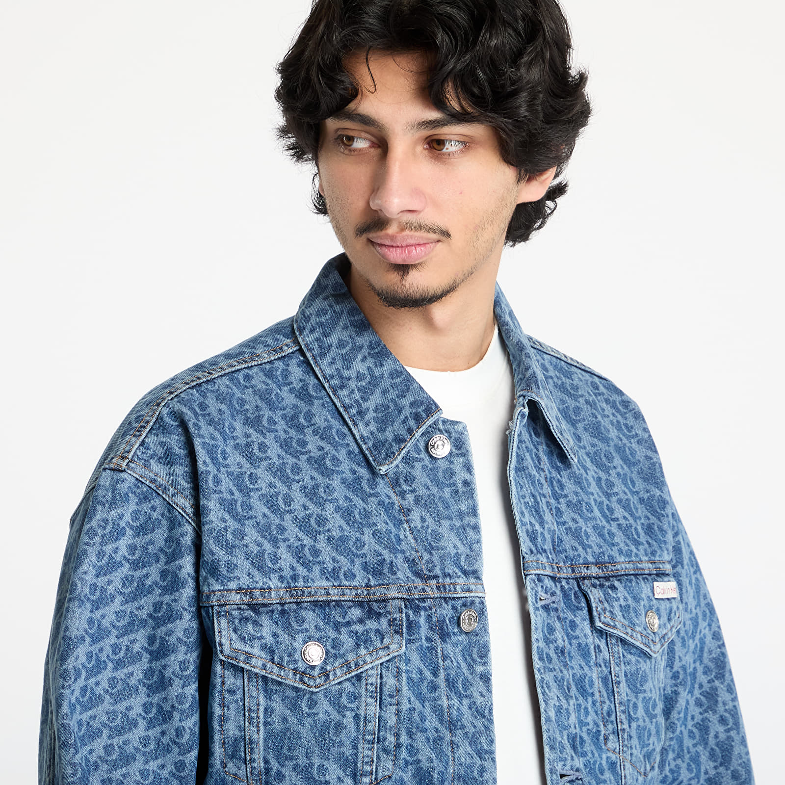 Chaquetas de hombre Calvin Klein Jeans 90S Marquee Aop Jacket Multicolor