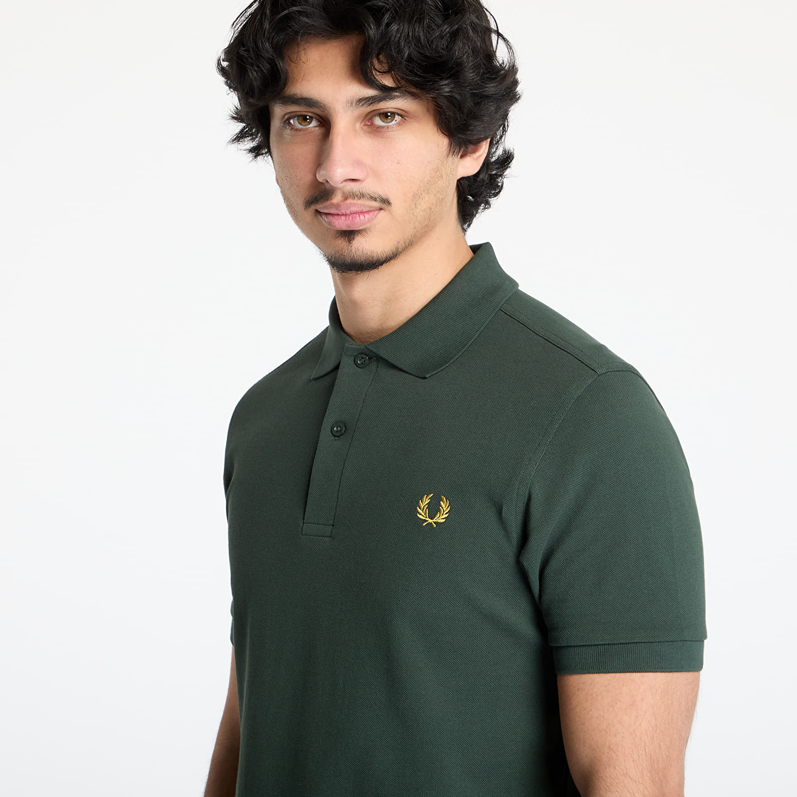 T-Shirts Männer FRED PERRY The Shirt Court Green / Honeycomb