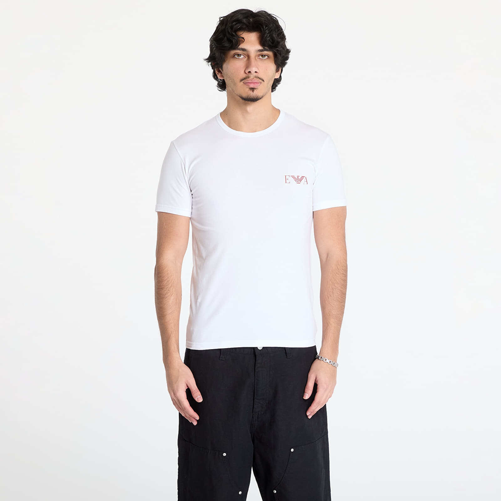 Pólók EA7 Emporio Armani 2-Pack Crew Neck T-Shirt White/ Black