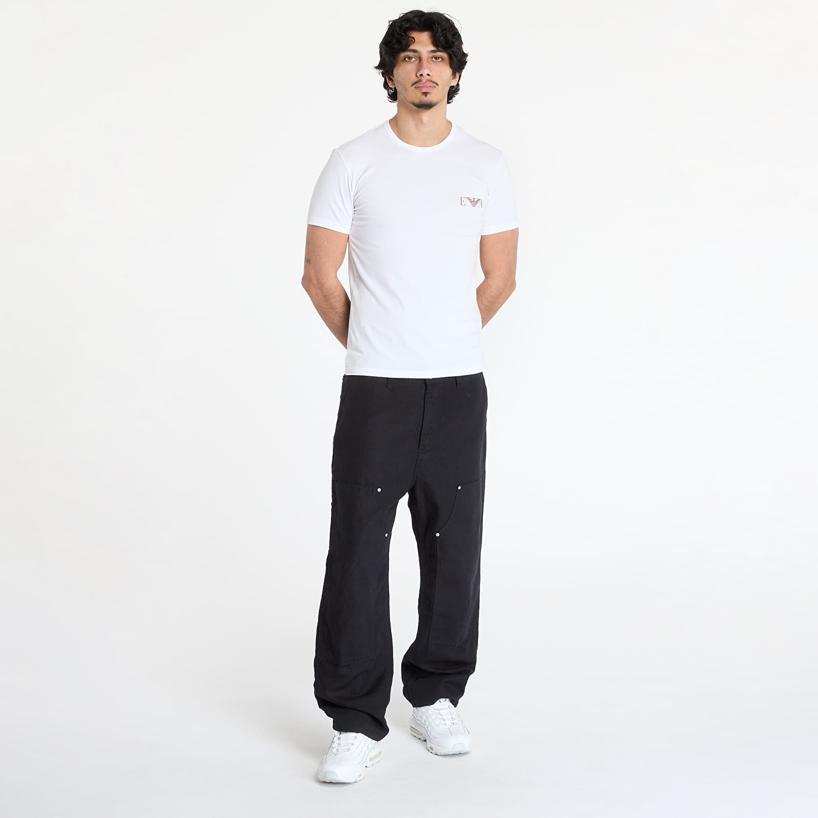 T-särgid EA7 Emporio Armani 2-Pack Crew Neck T-Shirt White/ Black